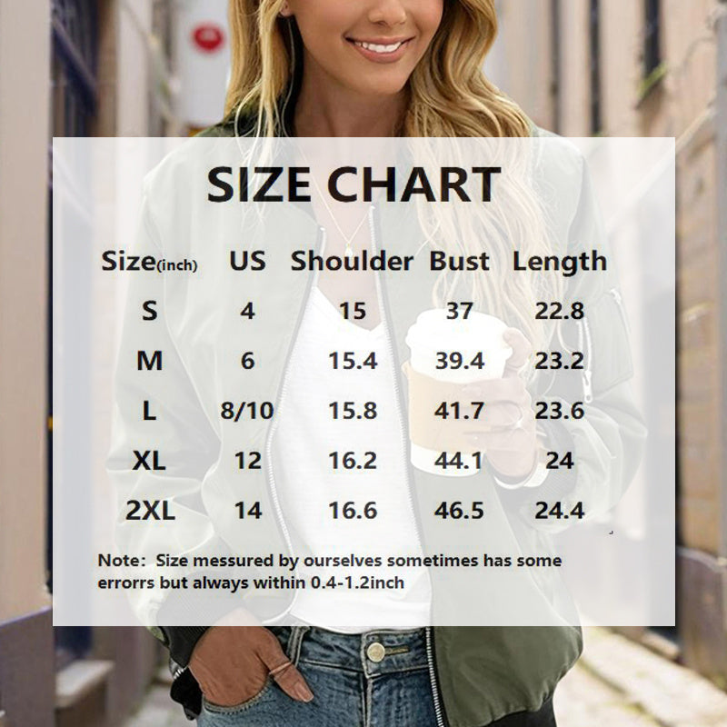 Women's Zippered Long-Sleeve Stand Collar Jacket Color-Blocked Spring & Fall Fashion Minimalist Top