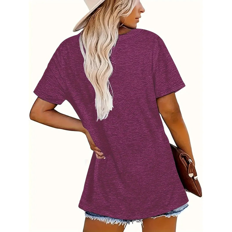 Women's Dandelion Print T Shirts Cute Graphic Tees Short Sleeve Summer Tee Tops