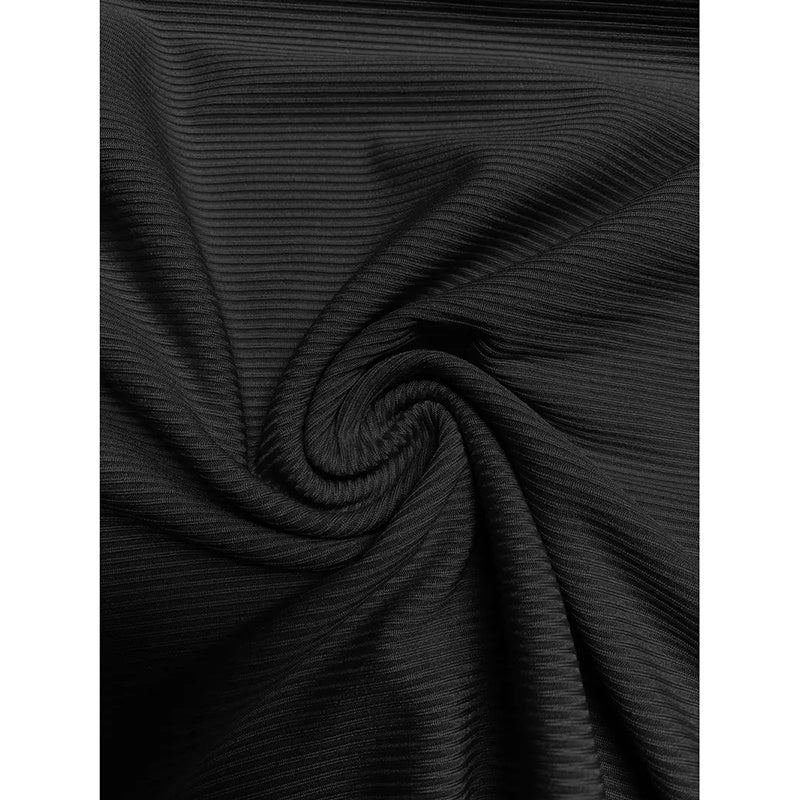 Womens Long Sleeves Ribbed Knit Tunic Shirts Scoop Neck Button-Up Tops Slim Fit Blouses