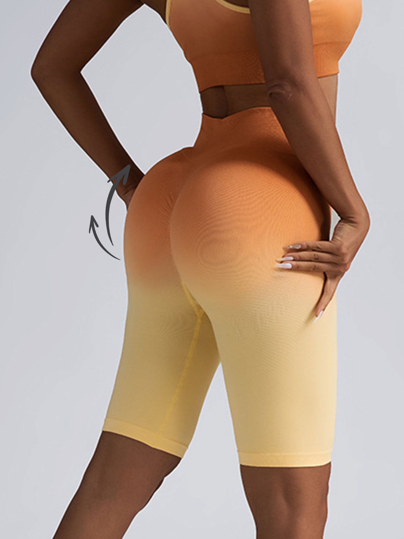 3 Pack Women Workout Shorts Scrunch Shorts Seamless High Waisted Contour Gym Yoga Biker Shorts