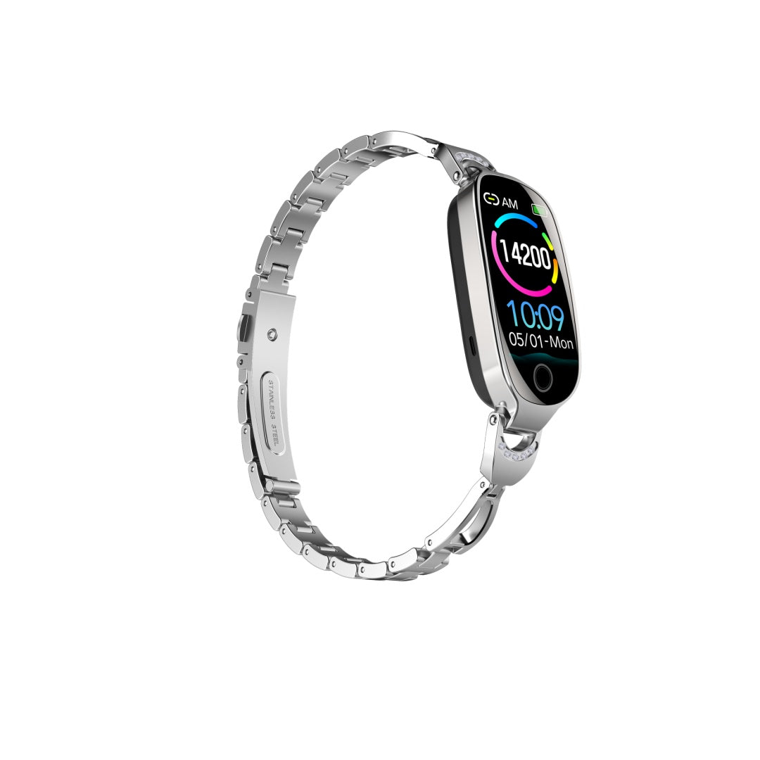 Smart Watch - Fitness Tracker And Menstrual Cycle Tracking, Heart Rate&Blood Pressure Monitoring, Sleep Tracking, Step Counter, Waterproof Smart Watch Compatible With IPhone&Android Phones