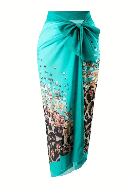 New European And American Style One-Piece Fashionable Sexy Swimsuit For Women, Slimming Retro Print, Popular Swimwear Set
