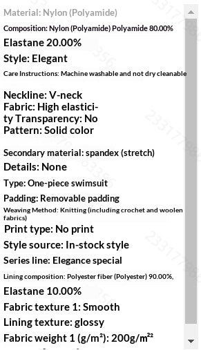 Women's One-piece Casual Swimsuit