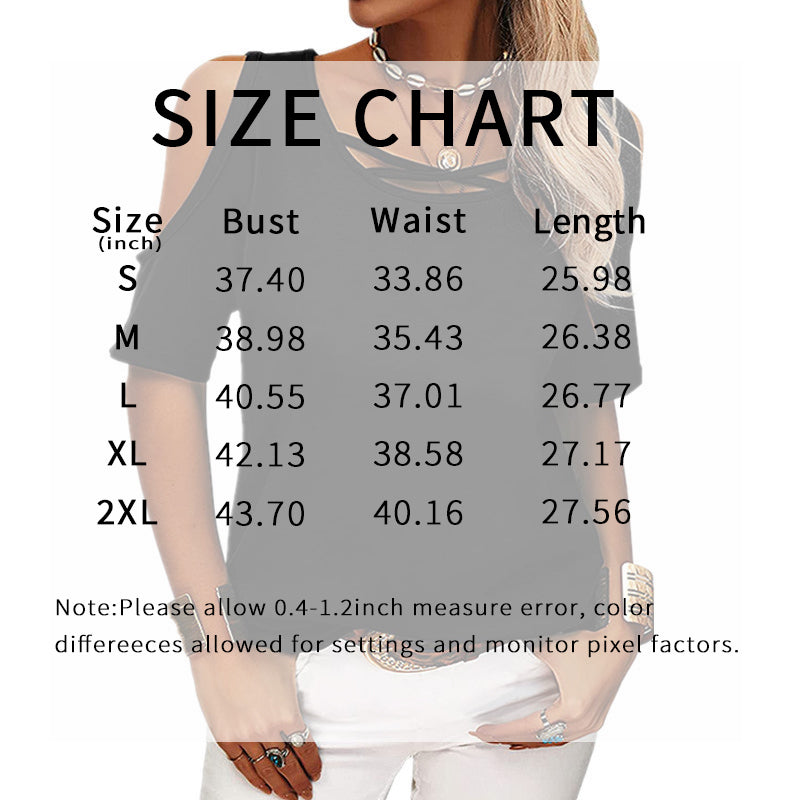 Womens Summer Trendy Shirts V Neck Cold Shoulder Tops Solid Color Casual Loose Sexy Blouse
