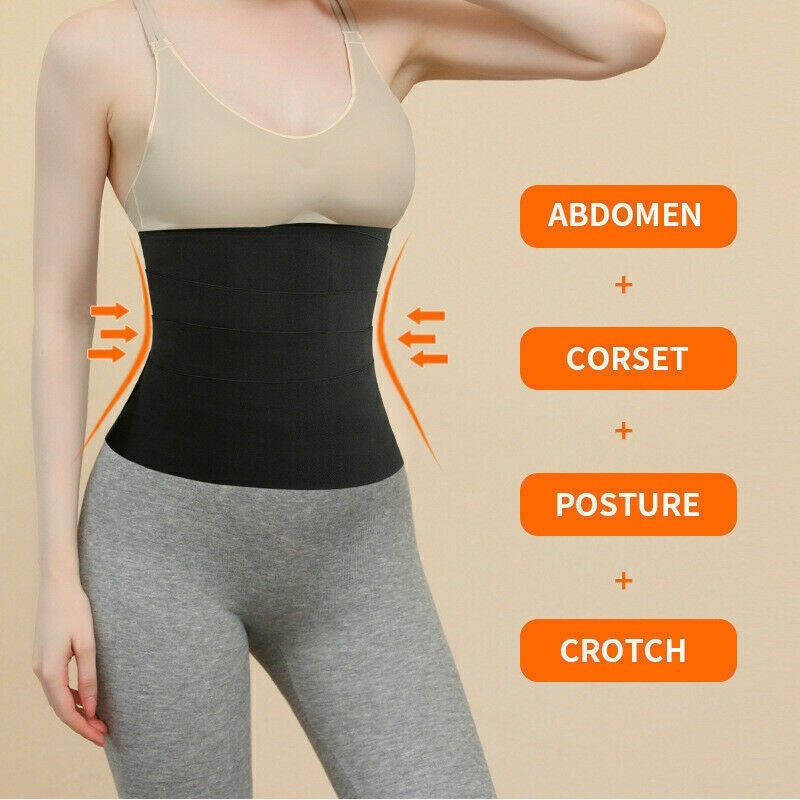 Snatch Me Up Bandage Sweat Wrap Lumbar Waist Support Belt Adjustable Masquerade