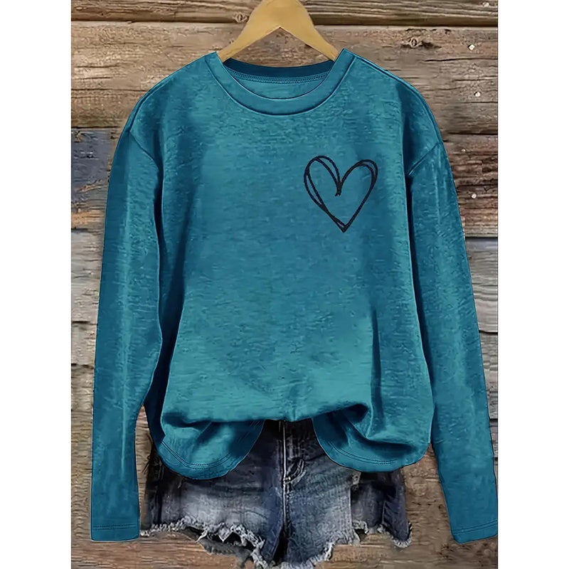 Women's 3-Pack Graphic Tee Long Sleeve Tops Casual Loose V Neck T Shirts